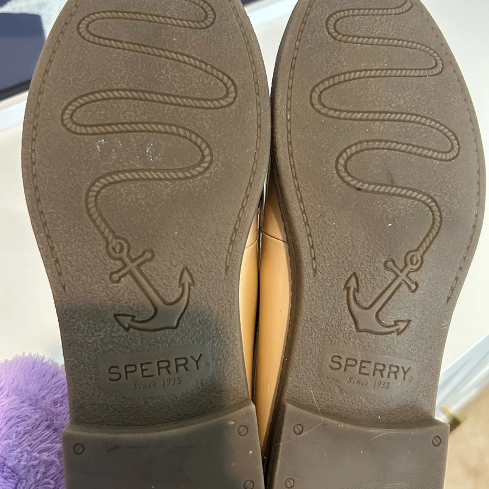 Sperry Cream Patent Loafers - Picture 6 of 6